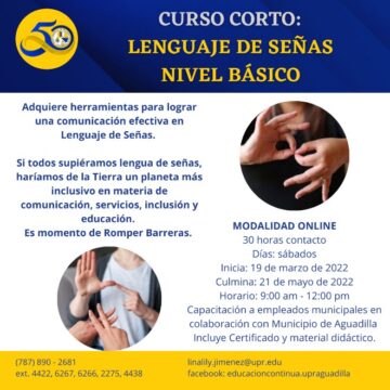 PIC DECEP Promocion Lenguaje De Señas