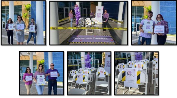 Foto Personal De UPRAg En Celebracion Del Dia De No Mas Violencia Contra La Mujer